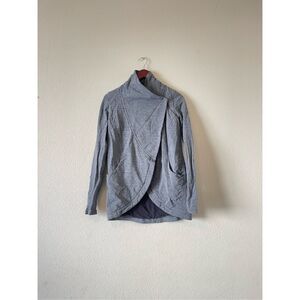 Lululemon That's A Wrap Jacket‎ 4 grey snap front